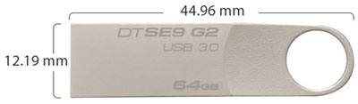 Pendrive 64GB Kingston Data Traveler SE9 G2 USB3