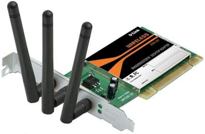Placa de rede PCI D-Link DWA-547 802.11n N 650, p/ PC