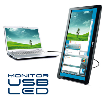 Monitor LED 15,6 pol. AOC E1649FWU 1366x768 USB