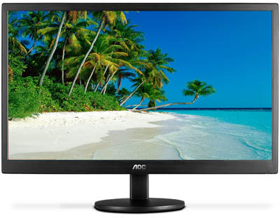 Monitor 15,6 pol. AOC E1670SWU 1366x768 RGB energia USB