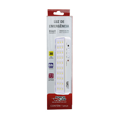 Luz de emergncia Force Line 587 c/ 30 LEDs