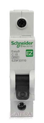 Disjuntor Schneider Electric EZ9F33110, 10A X 1 polo