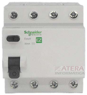 Diferencial residual (DR) Schneider 30mA, 40A, 4 polos