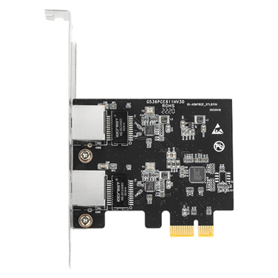 Placa rede PCI-e FlexPort F2722CH 2gigabit perfil duplo