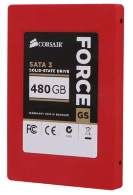 SSD Corsair Force GS 480GB, SATA3, 6Gbps, 540MBps 