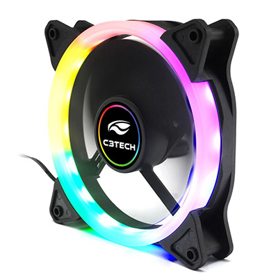 Cooler cores RGB C3Tech F7-L200RGB 120x120mm 12V