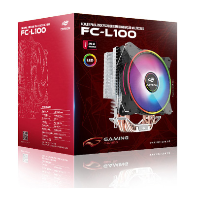 Cooler processador C3Tech FC-L100M p/ LGA775 115x 13666