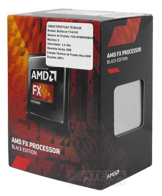 Processador AMD FX-8320E 3,2GHz/4GHz 16MB cache AM3+