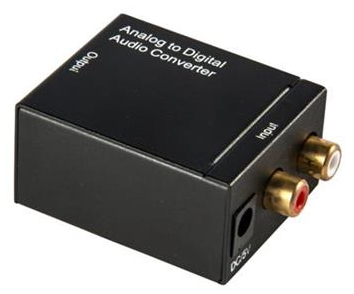 Conversor de udio analgico p/ digital Coaxial Toslink