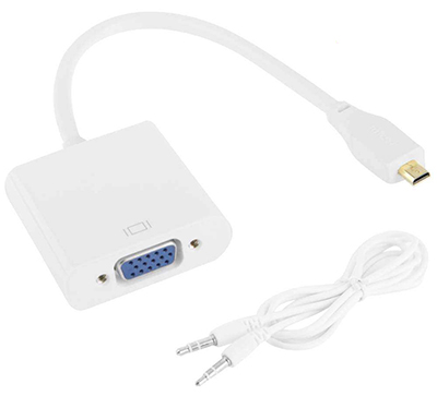 Cabo adaptador micro HDMI para VGA Flexport FX-HVA03