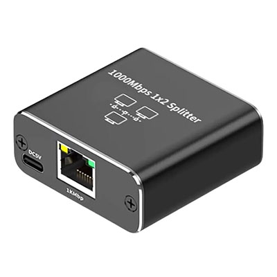Switch Divisor Rede 1x2 Giga 100/1000mbps FY-999