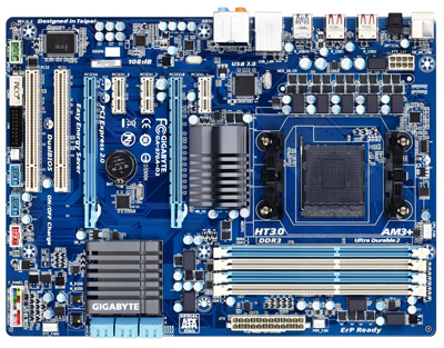 Placa me Gigabyte GA-970A-D3, p/ AMD slot AM3+