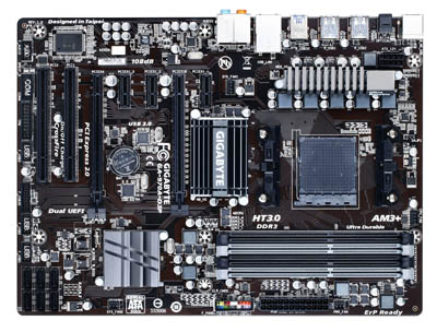 Placa me Gigabyte GA-970A-D3P p/ AMD AM3+ sem vdeo