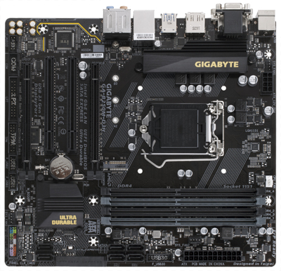 Placa me Gigabyte GA-B250M-D3H Intel LGA-1151, c/ M.2