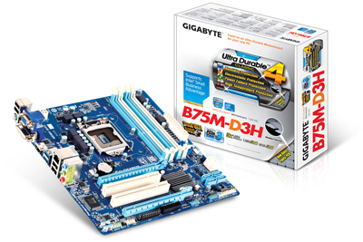 Placa me Gigabyte GA-B75M-D3H p/ Intel LGA-1155