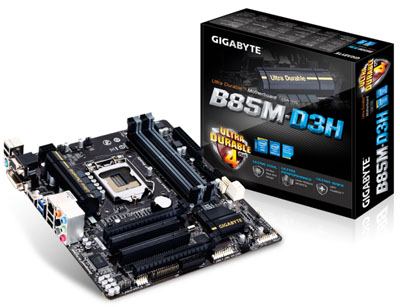 Placa me Gigabyte GA-B85M-D3H, Intel LGA-1150 3 videos