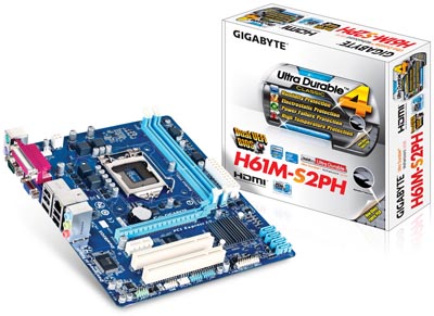 Placa me Gigabyte GA-H61M-S2PH, LGA-1155 VGA 2 PCI