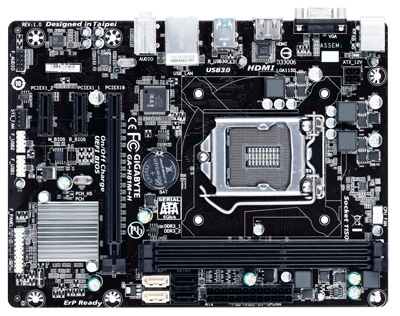 Placa me Gigabyte GA-H81M-H p/ Intel LGA1150 VGA HDMI