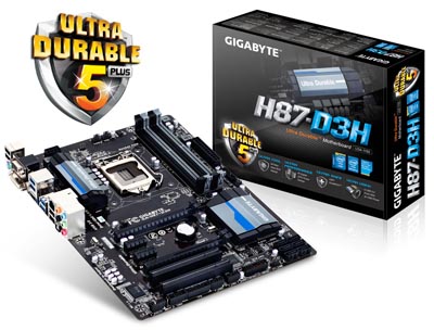 Placa me Gigabyte GA-H87-D3H LGA-1150, c/ VGA DVI HDMI