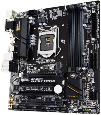 Placa me Gigabyte GA-B150M-D3H LGA-1151 DDR4