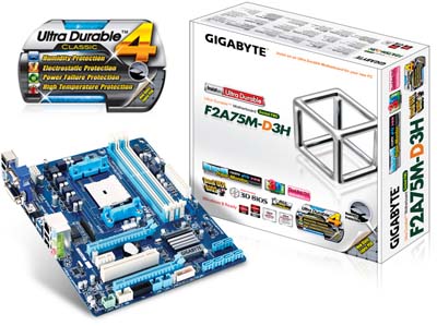 Placa me Gigabyte GA-F2A75M-D3H p/ AMD FM2 VGA HDMI DV