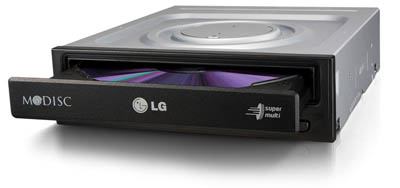 Gravador de CD DVD interno LG GH24NS95, 24X, OEM SATA