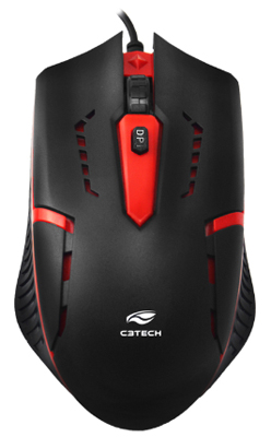 Teclado e mouse LED gamer c/ fio C3Tech GK-20