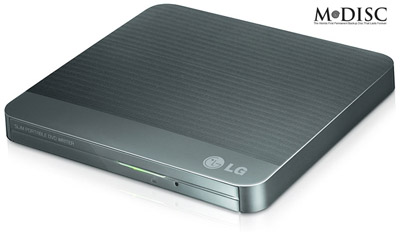 Gravador de DVD slim externo LG GP50NB40, 8X