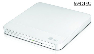 Gravador de CD, DVD externo LG GP50NW40, 8X 24X