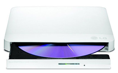 Gravador de CD, DVD externo LG GP50NW40, 8X 24X