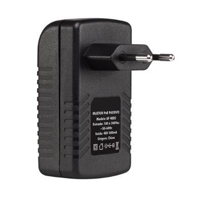 Fonte de alimentao injetora PoE 48V 500mA Lotus LT4805