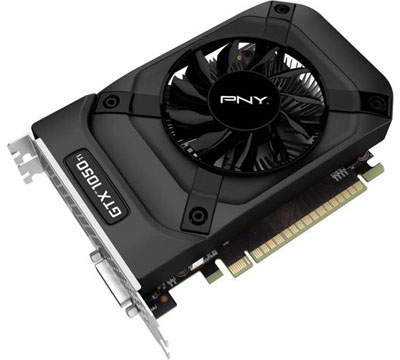 Placa vdeo PCI-e PNY Geforce GTX1050Ti 4GB DP HDMI DVI