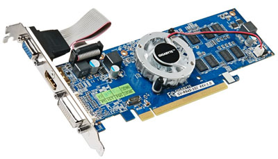 Placa vdeo Radeon Gigabyte HD6450 1GBDDR3 VGA HDMI DVI