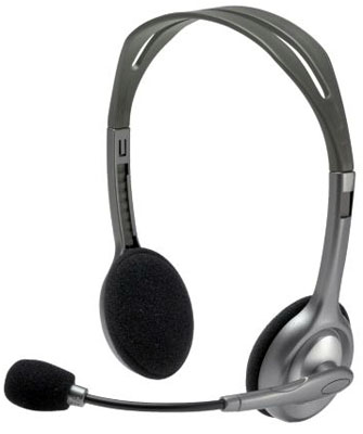 Headset Logitech H110 981-000305 p/ Skype