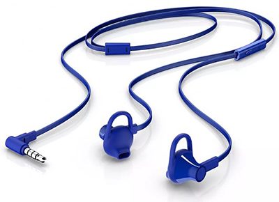 Headset c/ microfone HP Intra H150 azul, P2 3,5mm 3mW