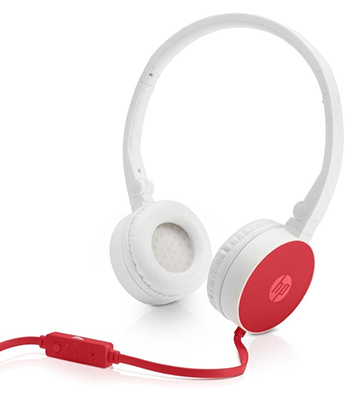 Headset c/ microfone HP H2800 Red, P2 c/ ajuste udio