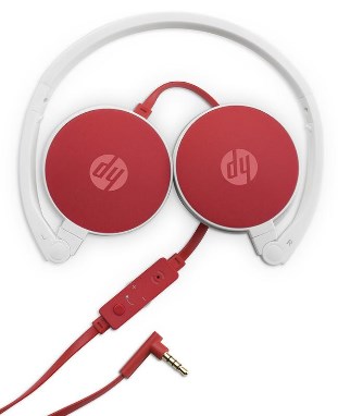 Headset c/ microfone HP H2800 Red, P2 c/ ajuste udio