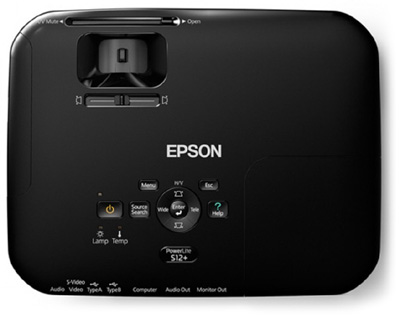 Projetor multim. Epson PowerLite S18+ 800x600 3000 ANSI