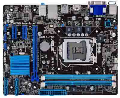 Placa me Asus H61M-A-BR p/ Intel LGA-1155 VGA HDMI DVI