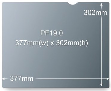 Filtro anti-reflexo (anti-glare) 19 pol. 3M AG19.0