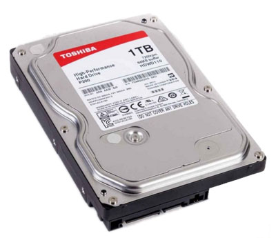 HD interno SATA3 Toshiba 1 TB P300 7200RPM 64MB buffer