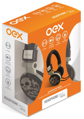 Headphone microfone multimdia OEX HP101 p/ Smartphone