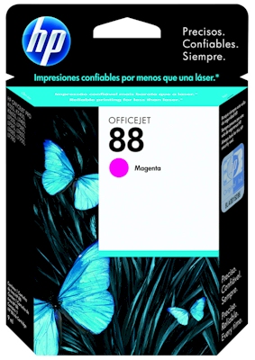 Cartucho tinta HP 88 C9387AL magenta 13ml p/ OfficeJet