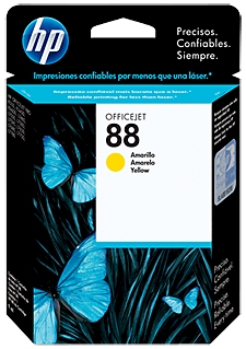 Cartucho tinta HP 88 C9388AL amarelo 13ml OfficeJet Pro