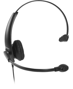 Telefone headset profissional analgico Intelbras HSB50