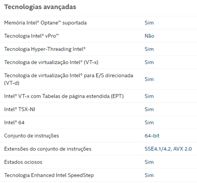 Processador Intel i3-7100 3.9GHz 3MB cache LGA-1151 7G