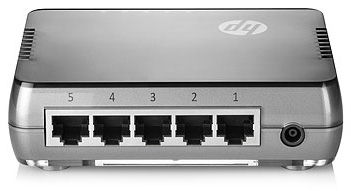 Switch HP J9792A (1405-5G), 5 portas 10/100/1000 Mbps