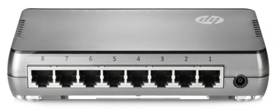 Switch Ethernet 8 portas HP J9793A, 10/100 Mbps