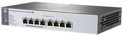 Switch HP 1820-8G-PoE 8 portas c/ 4 portas PoE at 65W
