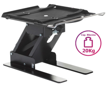 Suporte para monitor Air Micro Jack 1.033.PT preto